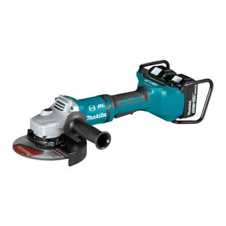 Makita Makita LXT Cordless 7 Paddle Switch Cut-Off/Angle Grinder Kit, 5.0Ah, 18V X2, Li-Ion XAG12PT1
